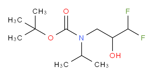 tert-butyl N-(3,3-difluoro-2-hydroxypropyl)-N-(propan-2-yl)carbamate