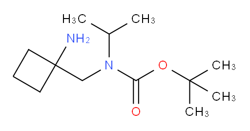 tert-butyl N-[(1-aminocyclobutyl)methyl]-N-(propan-2-yl)carbamate
