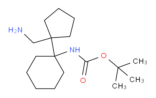 tert-butyl N-{1-[1-(aminomethyl)cyclopentyl]cyclohexyl}carbamate