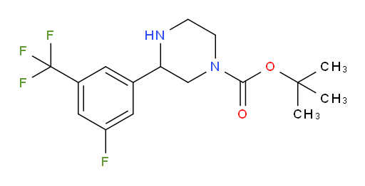 tert-butyl 3-[3-fluoro-5-(trifluoromethyl)phenyl]piperazine-1-carboxylate