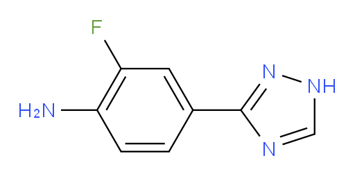 2-fluoro-4-(1H-1,2,4-triazol-3-yl)aniline