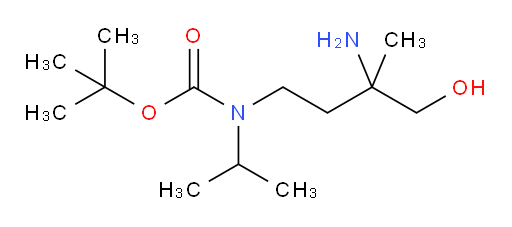 tert-butyl N-(3-amino-4-hydroxy-3-methylbutyl)-N-(propan-2-yl)carbamate