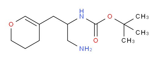 tert-butyl N-[1-amino-3-(3,4-dihydro-2H-pyran-5-yl)propan-2-yl]carbamate