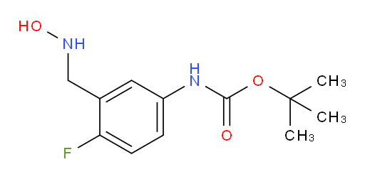tert-butyl N-{4-fluoro-3-[(hydroxyamino)methyl]phenyl}carbamate