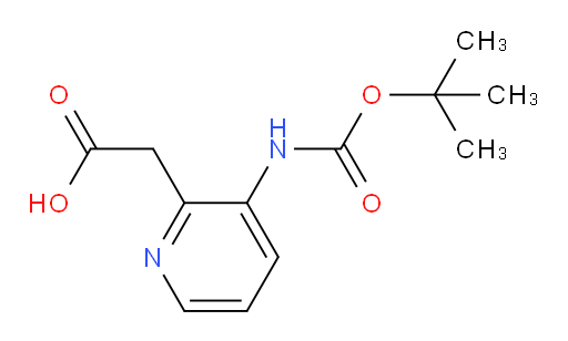 2-(3-{[(tert-butoxy)carbonyl]amino}pyridin-2-yl)acetic acid