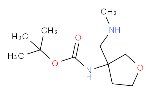 tert-butyl N-{3-[(methylamino)methyl]oxolan-3-yl}carbamate
