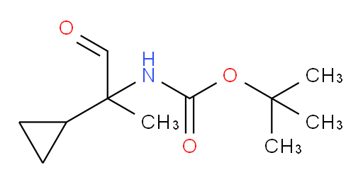 tert-butyl N-(2-cyclopropyl-1-oxopropan-2-yl)carbamate