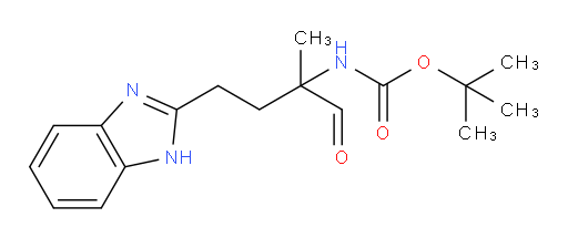 tert-butyl N-[4-(1H-1,3-benzodiazol-2-yl)-2-methyl-1-oxobutan-2-yl]carbamate