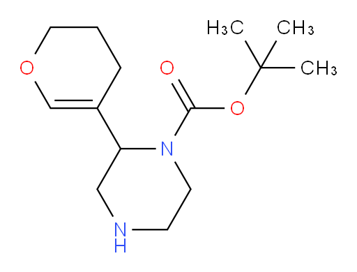 tert-butyl 2-(3,4-dihydro-2H-pyran-5-yl)piperazine-1-carboxylate
