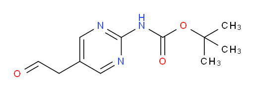 tert-butyl N-[5-(2-oxoethyl)pyrimidin-2-yl]carbamate