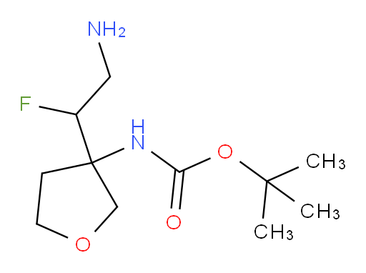tert-butyl N-[3-(2-amino-1-fluoroethyl)oxolan-3-yl]carbamate