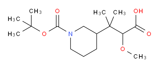 3-{1-[(tert-butoxy)carbonyl]piperidin-3-yl}-2-methoxy-3-methylbutanoic acid