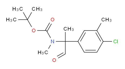 tert-butyl N-[2-(4-chloro-3-methylphenyl)-1-oxopropan-2-yl]-N-methylcarbamate