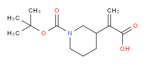 2-{1-[(tert-butoxy)carbonyl]piperidin-3-yl}prop-2-enoic acid