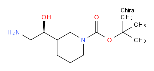 tert-butyl 3-[(1S)-2-amino-1-hydroxyethyl]piperidine-1-carboxylate