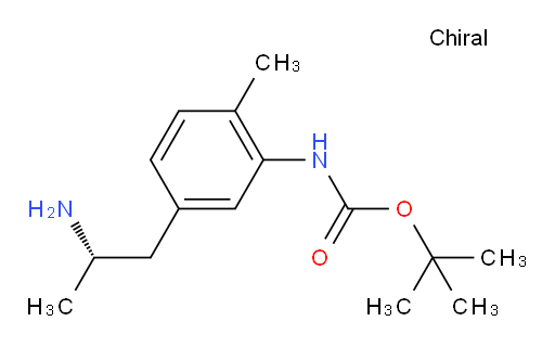 tert-butyl N-{5-[(2S)-2-aminopropyl]-2-methylphenyl}carbamate