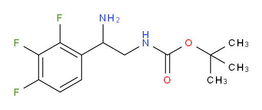 tert-butyl N-[2-amino-2-(2,3,4-trifluorophenyl)ethyl]carbamate