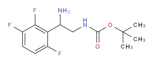 tert-butyl N-[2-amino-2-(2,3,6-trifluorophenyl)ethyl]carbamate