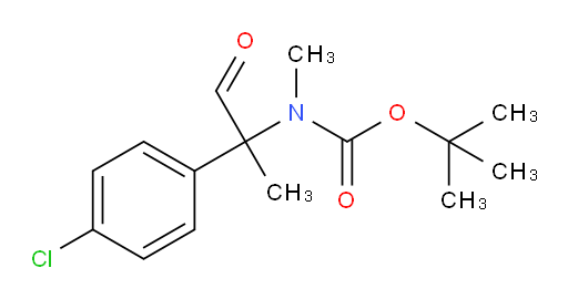 tert-butyl N-[2-(4-chlorophenyl)-1-oxopropan-2-yl]-N-methylcarbamate