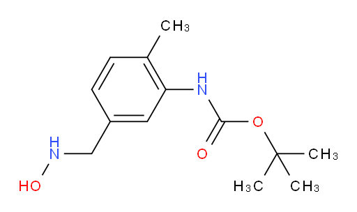 tert-butyl N-{5-[(hydroxyamino)methyl]-2-methylphenyl}carbamate