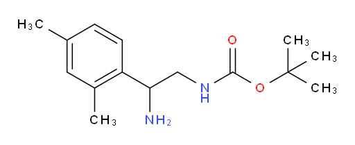 tert-butyl N-[2-amino-2-(2,4-dimethylphenyl)ethyl]carbamate