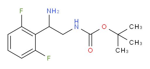 tert-butyl N-[2-amino-2-(2,6-difluorophenyl)ethyl]carbamate