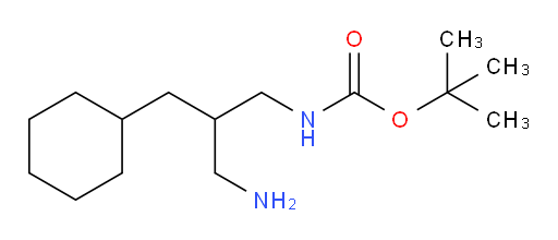 tert-butyl N-[3-amino-2-(cyclohexylmethyl)propyl]carbamate