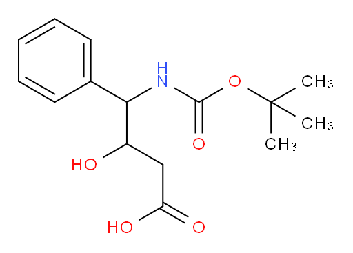 4-{[(tert-butoxy)carbonyl]amino}-3-hydroxy-4-phenylbutanoic acid