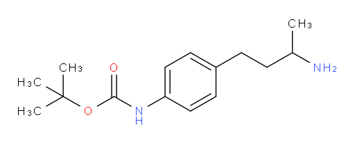 tert-butyl N-[4-(3-aminobutyl)phenyl]carbamate