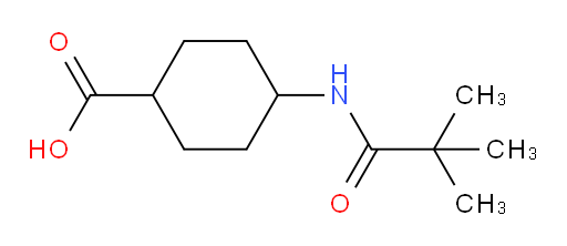 4-(2,2-dimethylpropanamido)cyclohexane-1-carboxylic acid