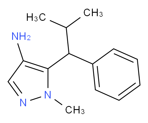 1-methyl-5-(2-methyl-1-phenylpropyl)-1H-pyrazol-4-amine