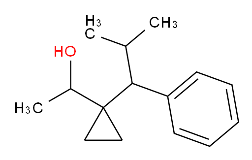 1-[1-(2-methyl-1-phenylpropyl)cyclopropyl]ethan-1-ol
