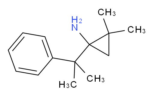 2,2-dimethyl-1-(2-phenylpropan-2-yl)cyclopropan-1-amine
