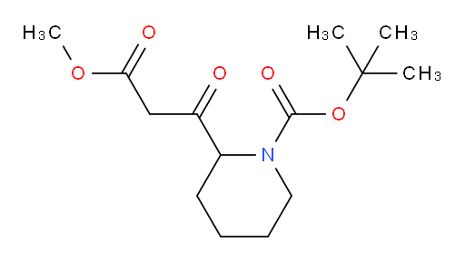tert-butyl 2-(3-methoxy-3-oxopropanoyl)piperidine-1-carboxylate