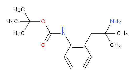 tert-butyl N-[2-(2-amino-2-methylpropyl)phenyl]carbamate