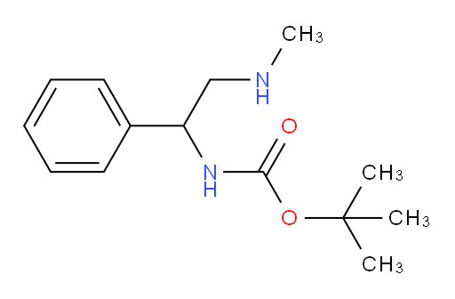 tert-butyl N-[2-(methylamino)-1-phenylethyl]carbamate