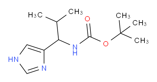 tert-butyl N-[1-(1H-imidazol-4-yl)-2-methylpropyl]carbamate