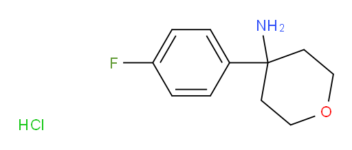 4-(4-fluorophenyl)oxan-4-amine hydrochloride
