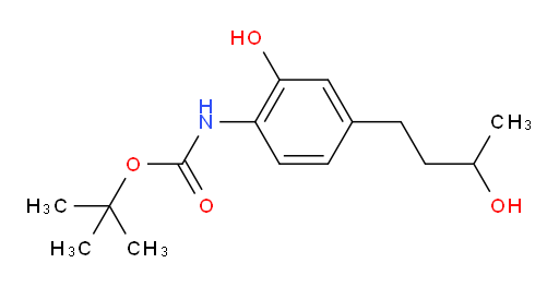 tert-butyl N-[2-hydroxy-4-(3-hydroxybutyl)phenyl]carbamate