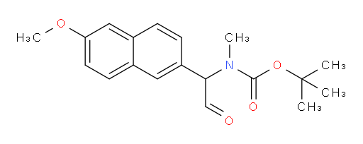 tert-butyl N-[1-(6-methoxynaphthalen-2-yl)-2-oxoethyl]-N-methylcarbamate
