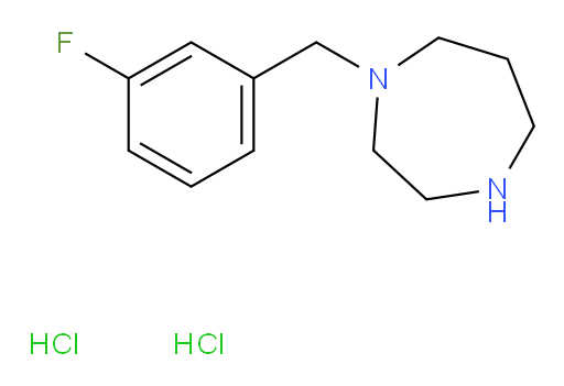 1-[(3-fluorophenyl)methyl]-1,4-diazepane dihydrochloride