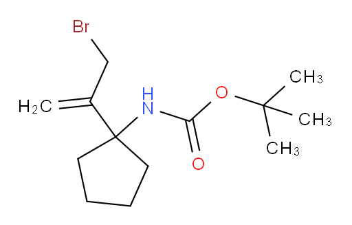 tert-butyl N-[1-(3-bromoprop-1-en-2-yl)cyclopentyl]carbamate