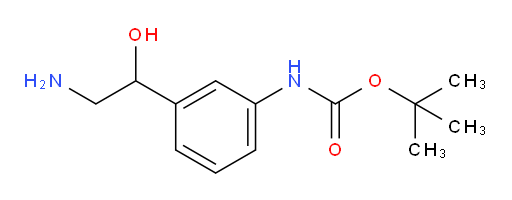 tert-butyl N-[3-(2-amino-1-hydroxyethyl)phenyl]carbamate