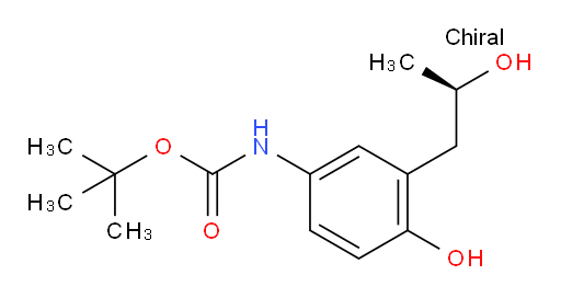 tert-butyl N-{4-hydroxy-3-[(2R)-2-hydroxypropyl]phenyl}carbamate