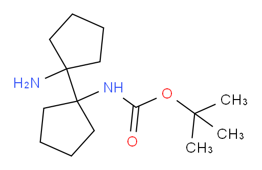 tert-butyl N-[1-(1-aminocyclopentyl)cyclopentyl]carbamate