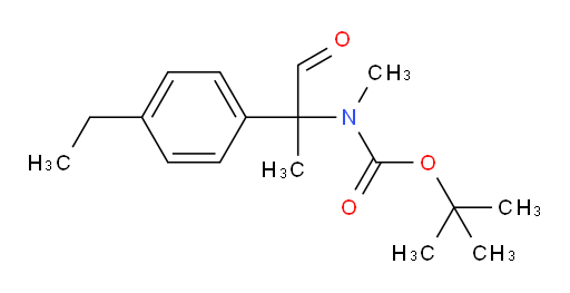 tert-butyl N-[2-(4-ethylphenyl)-1-oxopropan-2-yl]-N-methylcarbamate
