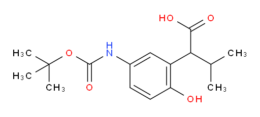 2-(5-{[(tert-butoxy)carbonyl]amino}-2-hydroxyphenyl)-3-methylbutanoic acid