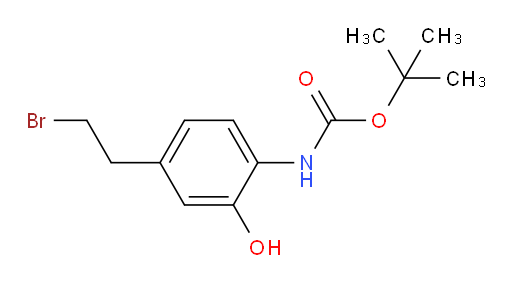tert-butyl N-[4-(2-bromoethyl)-2-hydroxyphenyl]carbamate