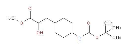 methyl 3-(4-{[(tert-butoxy)carbonyl]amino}cyclohexyl)-2-hydroxypropanoate