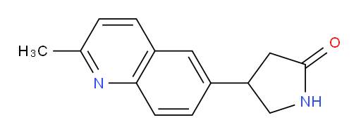 4-(2-methylquinolin-6-yl)pyrrolidin-2-one